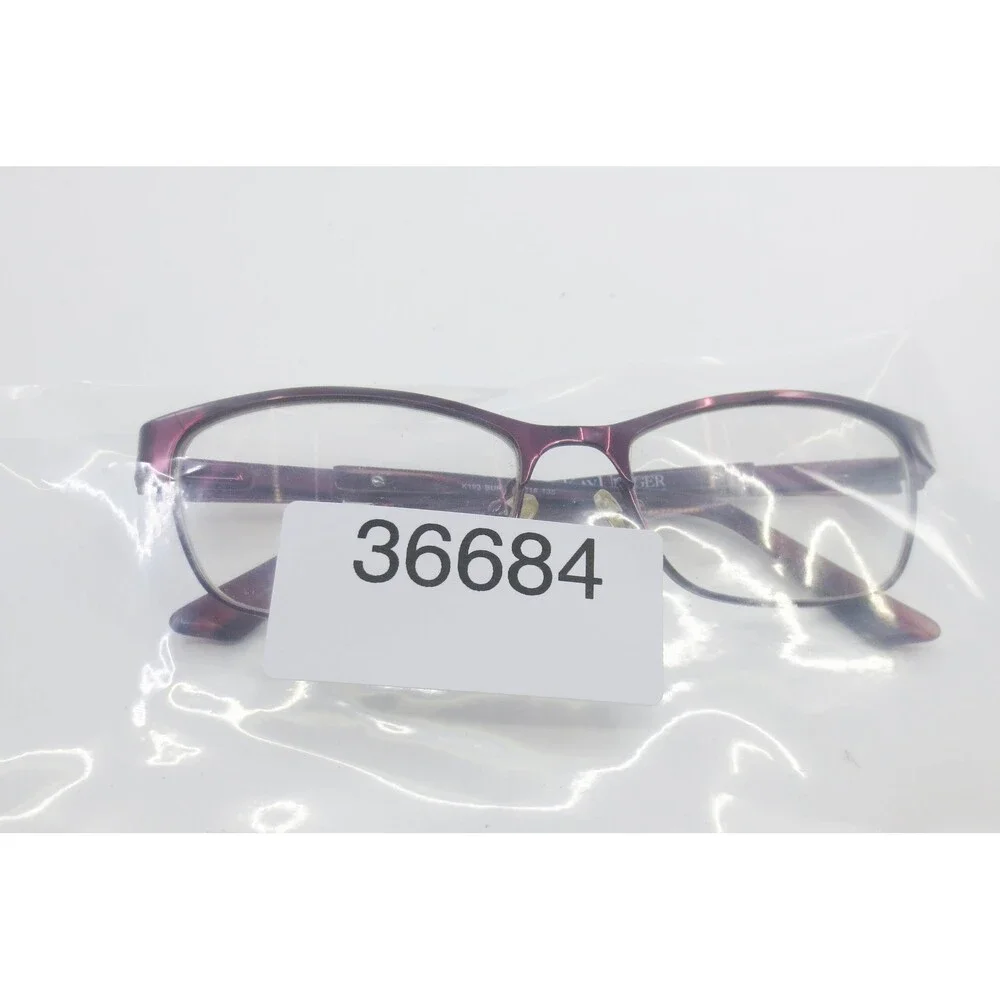 Kay Unger New York K193 BUR Burgundy Cat Eye Floral Filigree Eyeglasses